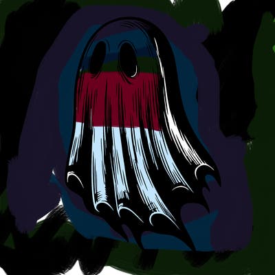 realistic creepy ghost