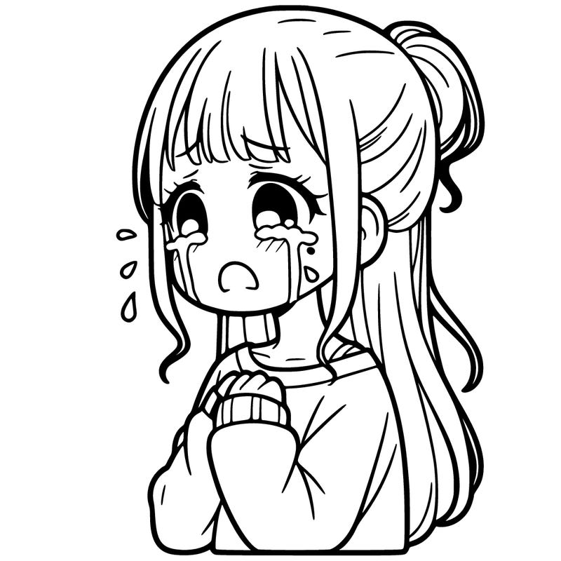 girl crying