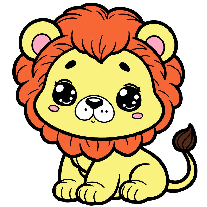 cute lion