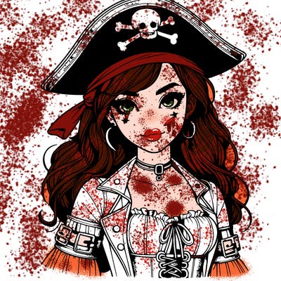 realistic pirate girl