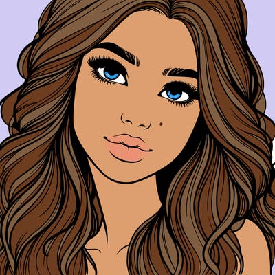 beautiful realistic girl