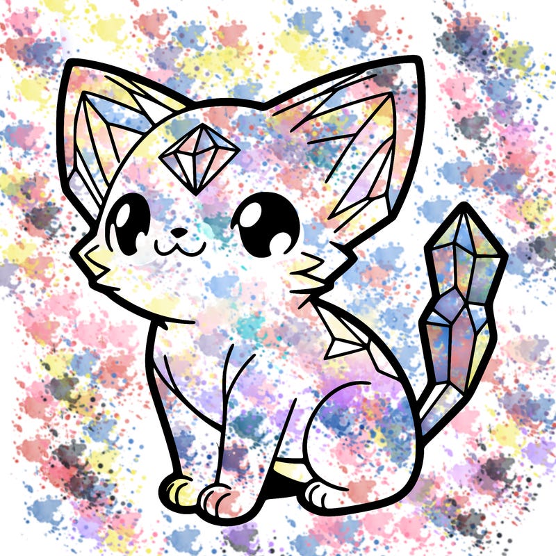 crystal kitten