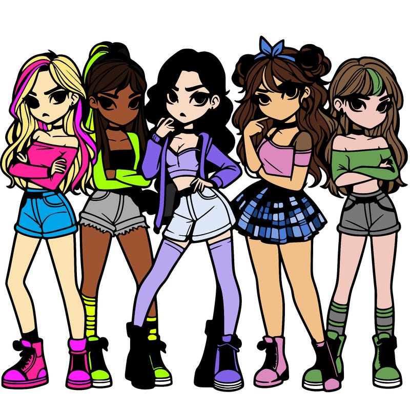 realistic baddie girls