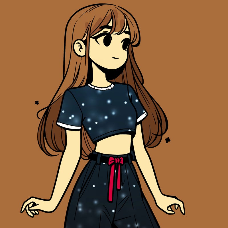 girl in a cute crop top