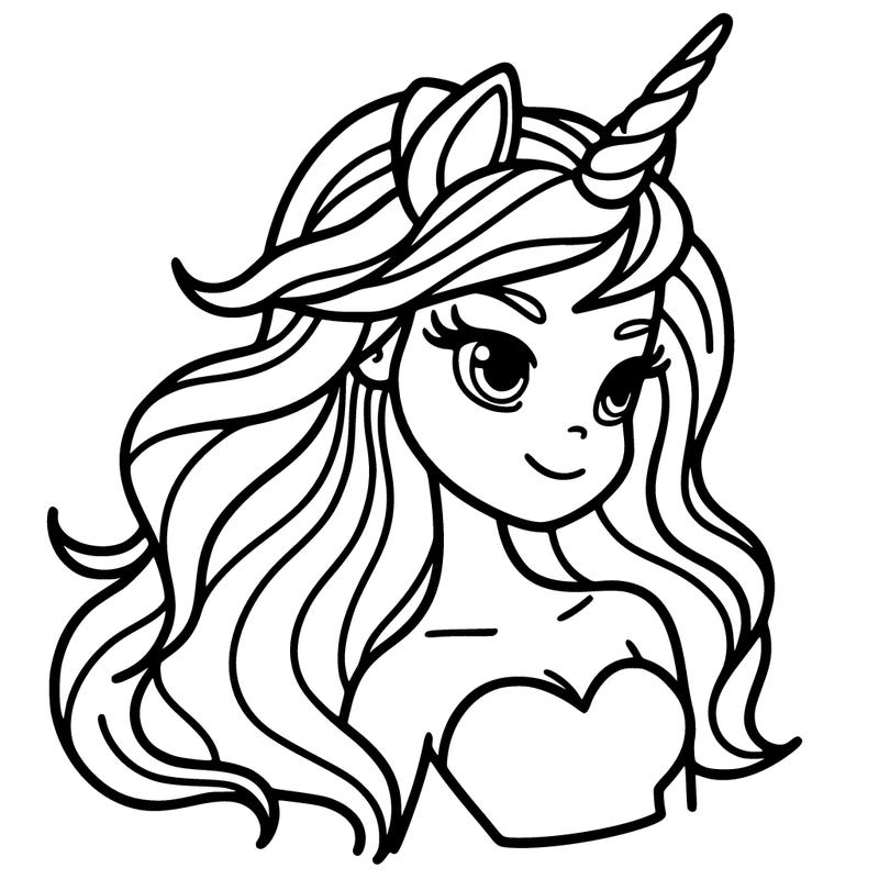 unicorn woman in person