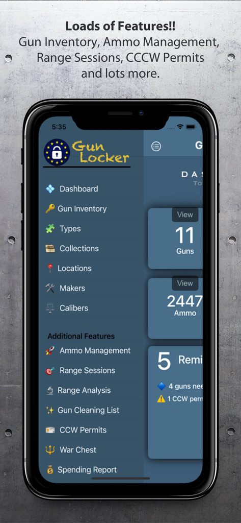 Guns Locker - Utilities App | MWM