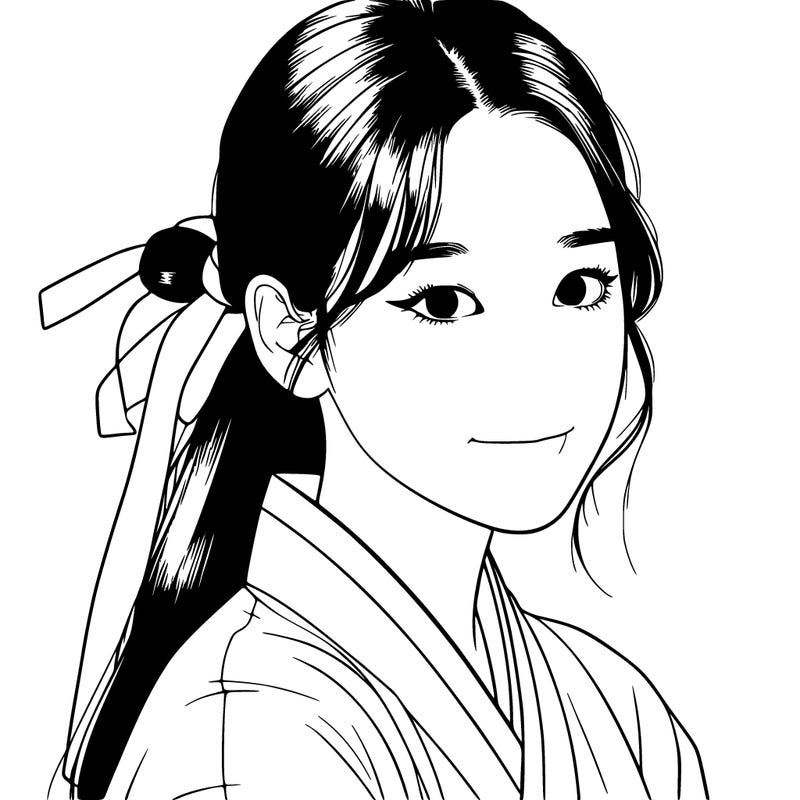 realistic korean girl