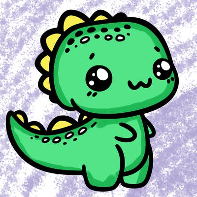 kawaii dino