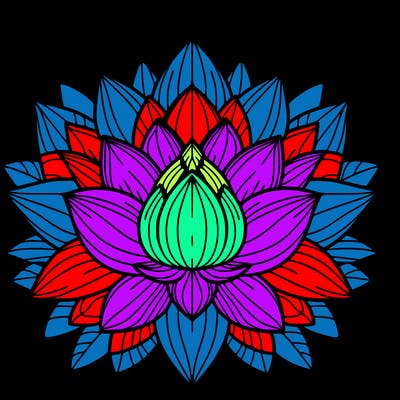 lotus flower mandala