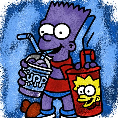 bart drink a slurpie