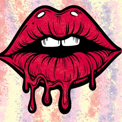 lips that look realistic and drip