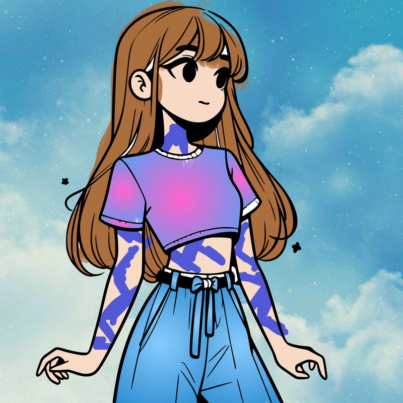 girl in a cute crop top