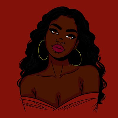 beautiful black woman