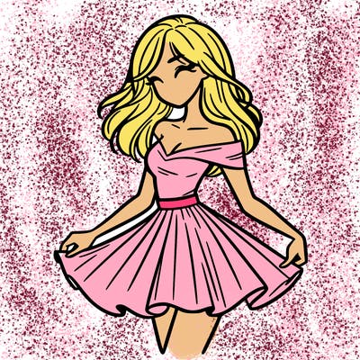 woman in skirt
