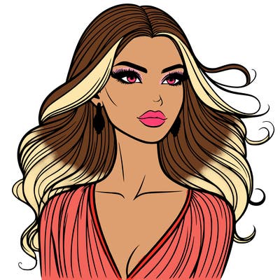 beautiful fashion woman