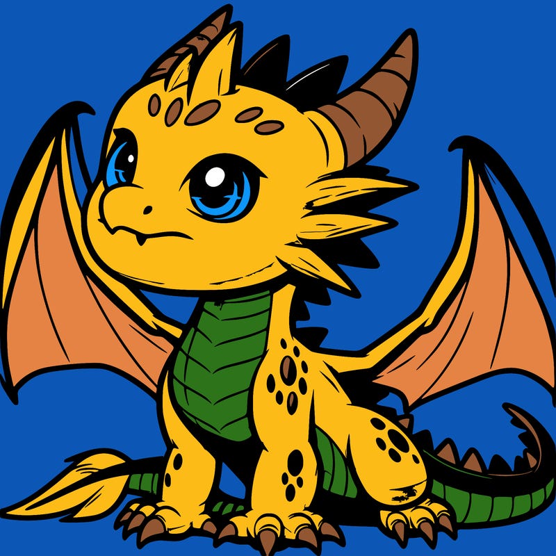 fierce baby night dragon