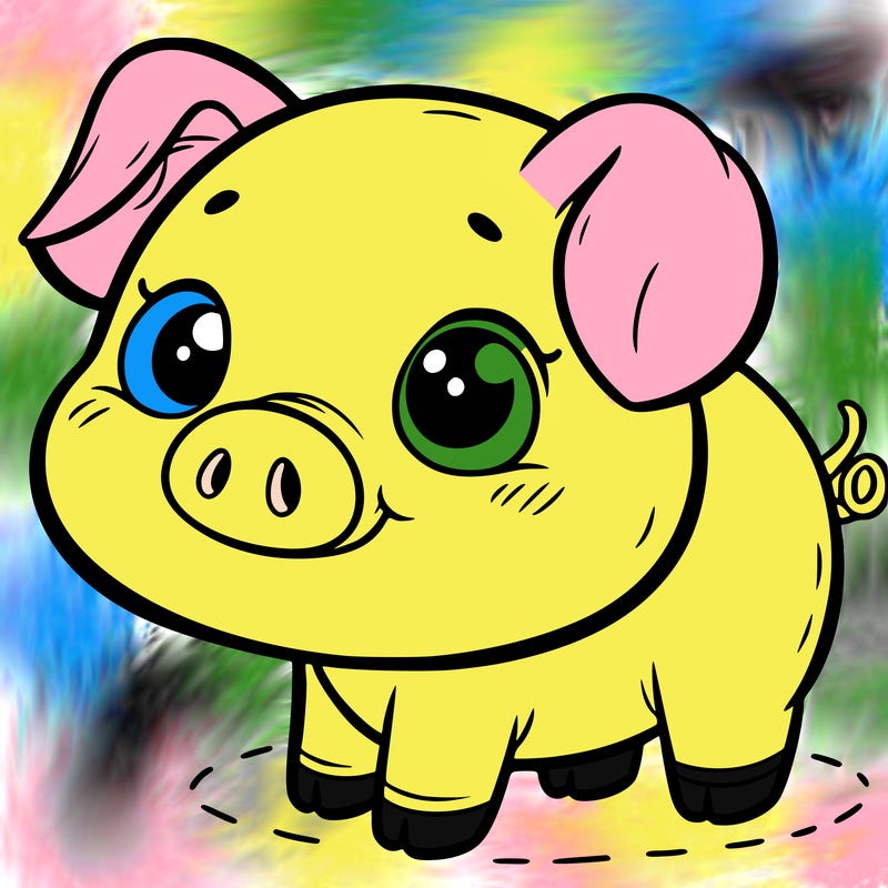a pig
