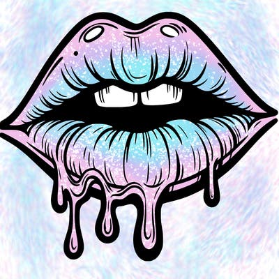 lips that look realistic and drip