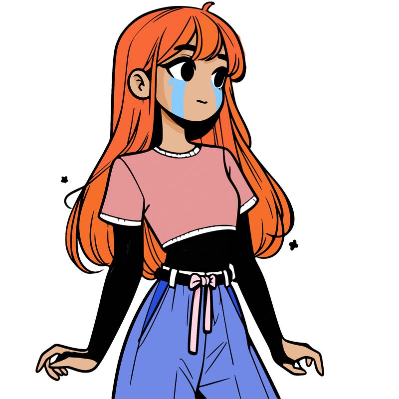 girl in a cute crop top