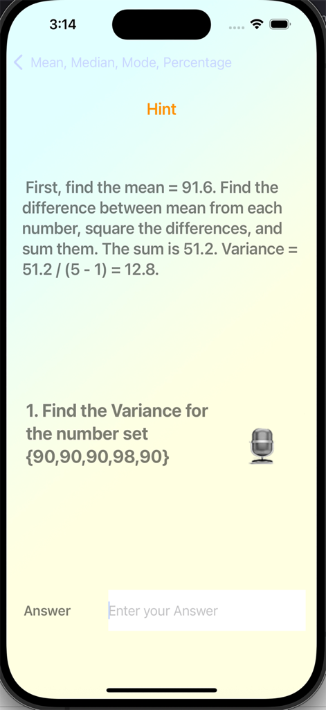 Math Mean Median Mode - Education App | MWM