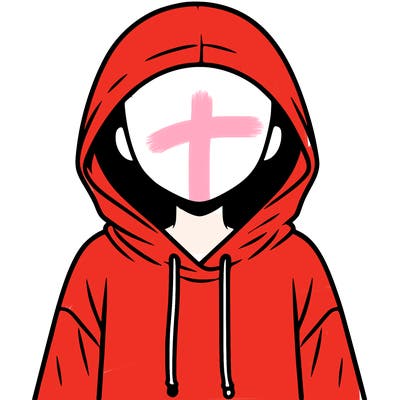 faceless girl in hoodie