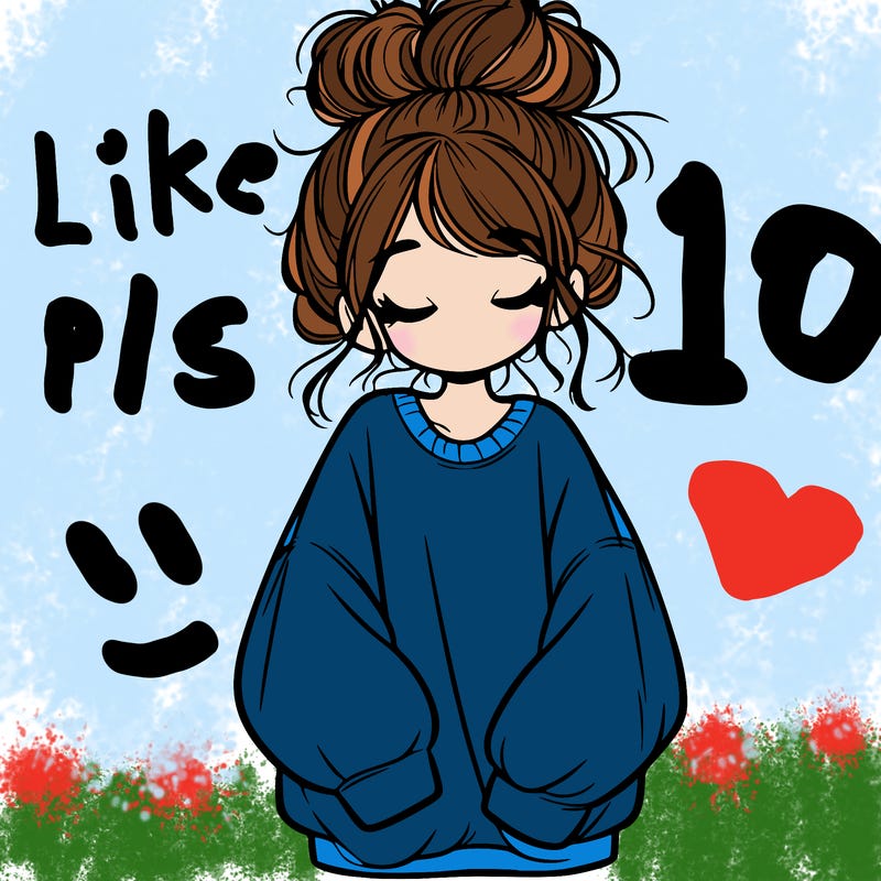 girl with baggy sweatshirt and messy bun