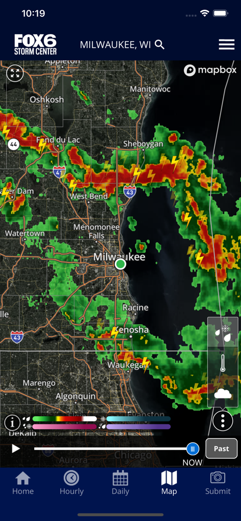FOX6 Milwaukee: Weather - FOX6 Milwaukee Weather app high resolution interactive radar map with storm tracking and lightning alerts