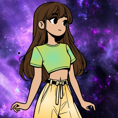 girl in a cute crop top