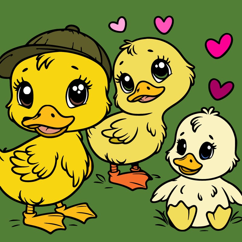 cute ducks