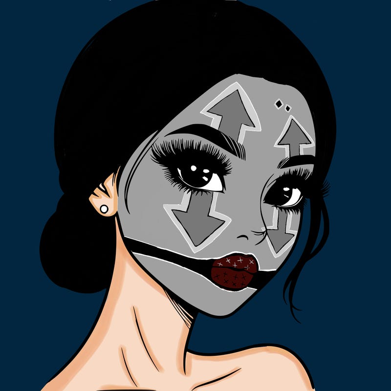 realistic girl with lashes