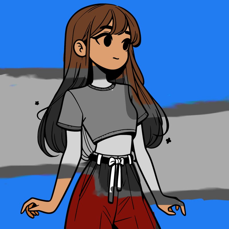 girl in a cute crop top