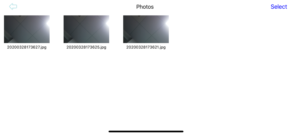 HD WiFi - A gallery of photos captured with an endoscope camera in the HD WiFi app