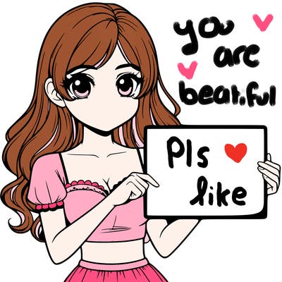 realistic pretty girl holding blank sign