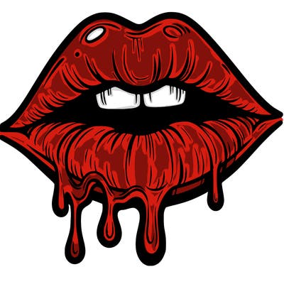 lips that look realistic and drip