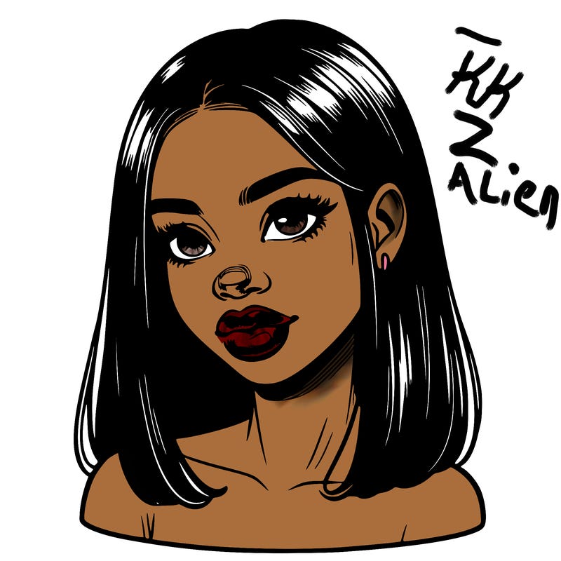 realistic black girl