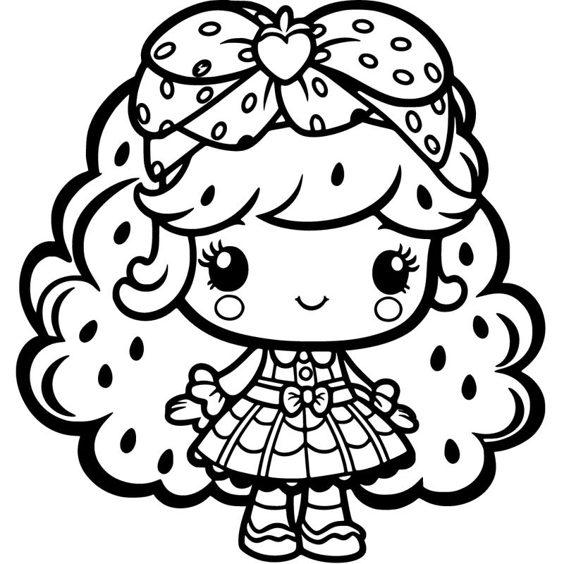 strawberry shortcake girl