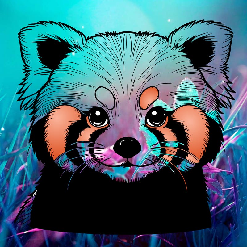 realistic red panda