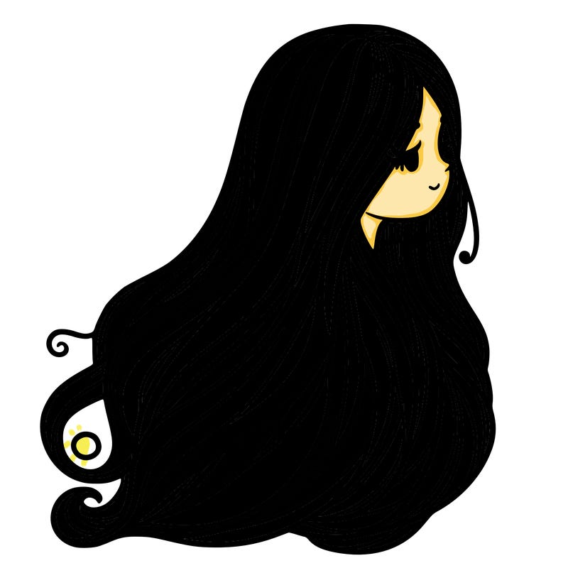 long hair girl