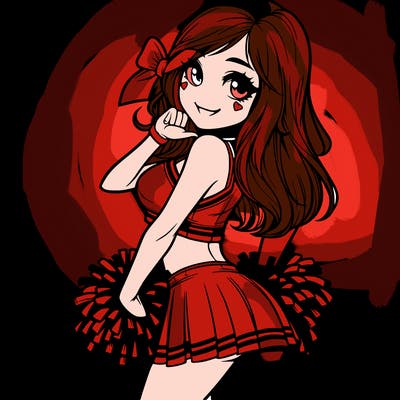 realistic cheerleader