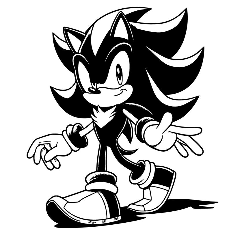 realistic shadow sonic