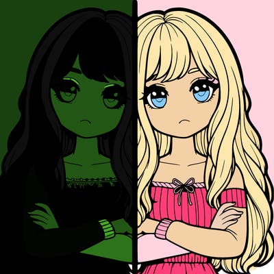 realistic girls split