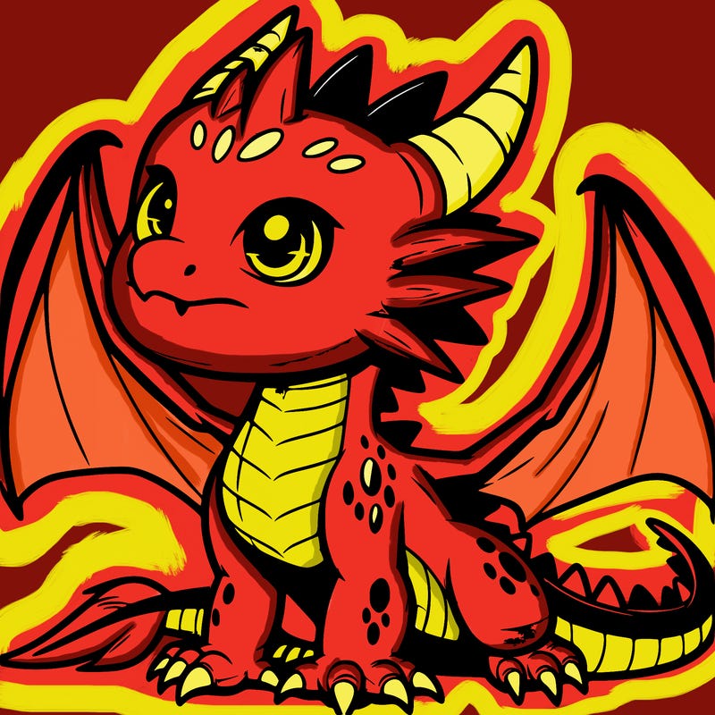 fierce baby night dragon