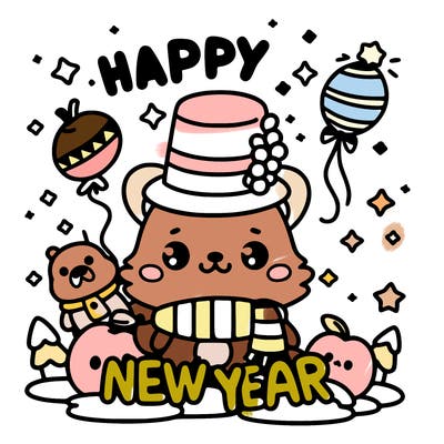message : happy new year