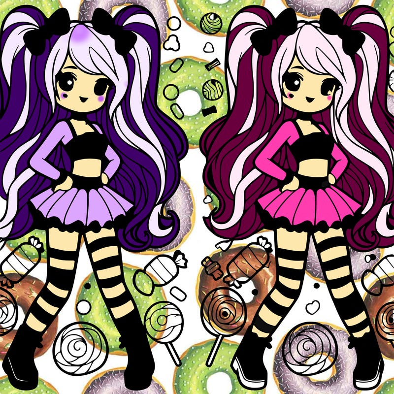 a cute pic of a girls which have " candy for a body realistic