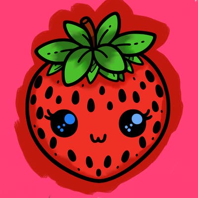 cute strawberry