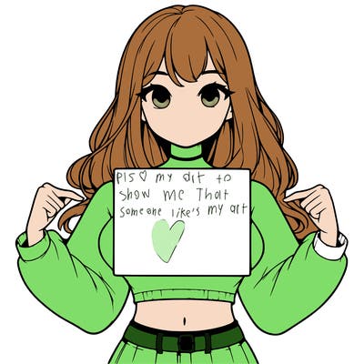 girl holding a blank sign in a long sleeve crop top