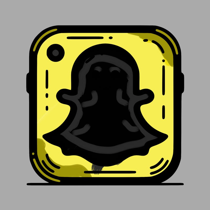 snap chat the app symbol