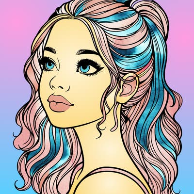 beautiful realistic girl