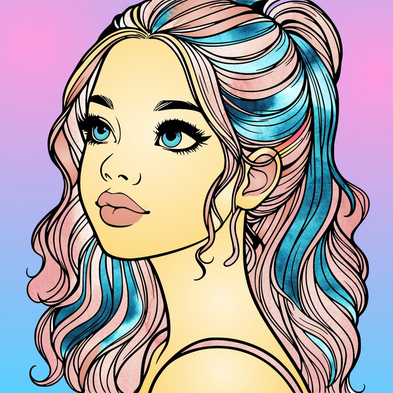 beautiful realistic girl