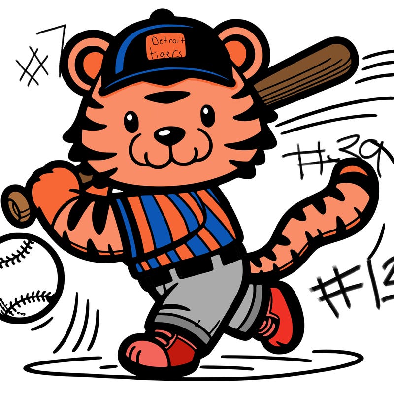 baseball tiger